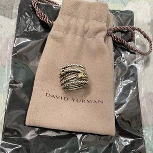 David Yurman Double X Crossover Ring